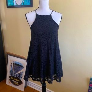 Black spring dress